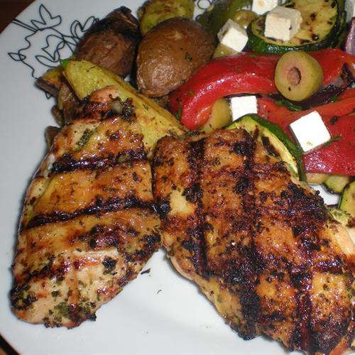 Gegrilde parelhoen Provencale